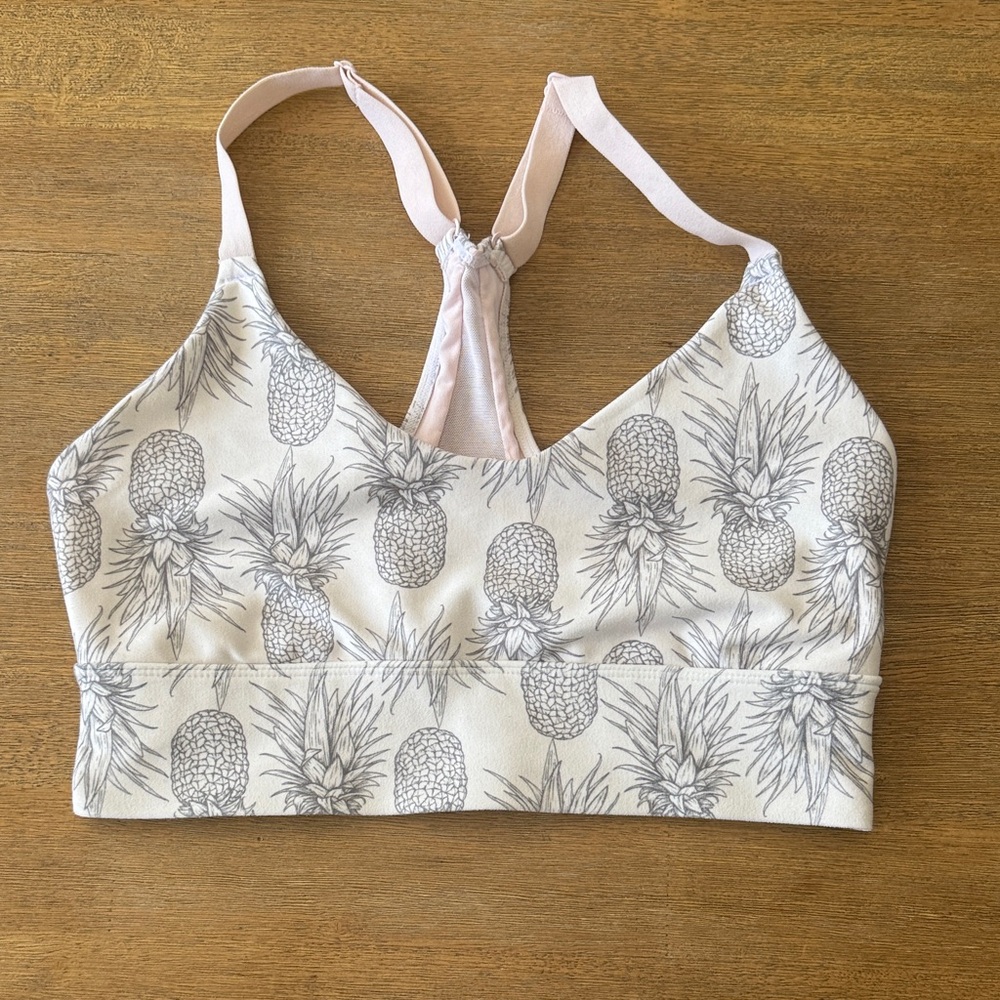 Wildfox Pink and Cream Pineapple Bra